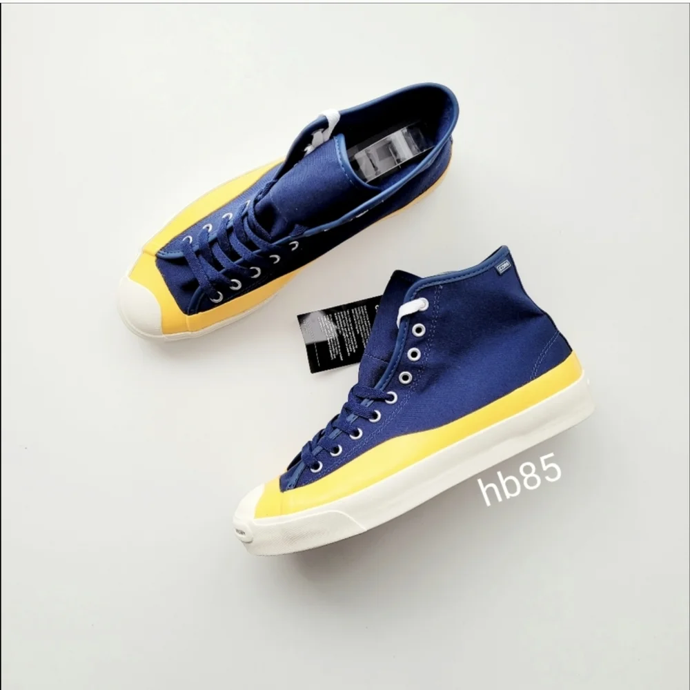 NWOT Men's Converse x Pop Trading Co. Jack Purcell Pro Navy(not in the orig box) - Picture 2 of 6